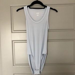 Aerie ribbed light blue bodysuit